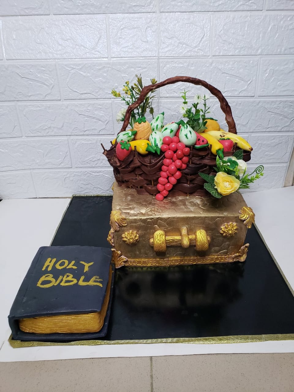 Divine Abundance Sculpted Cake