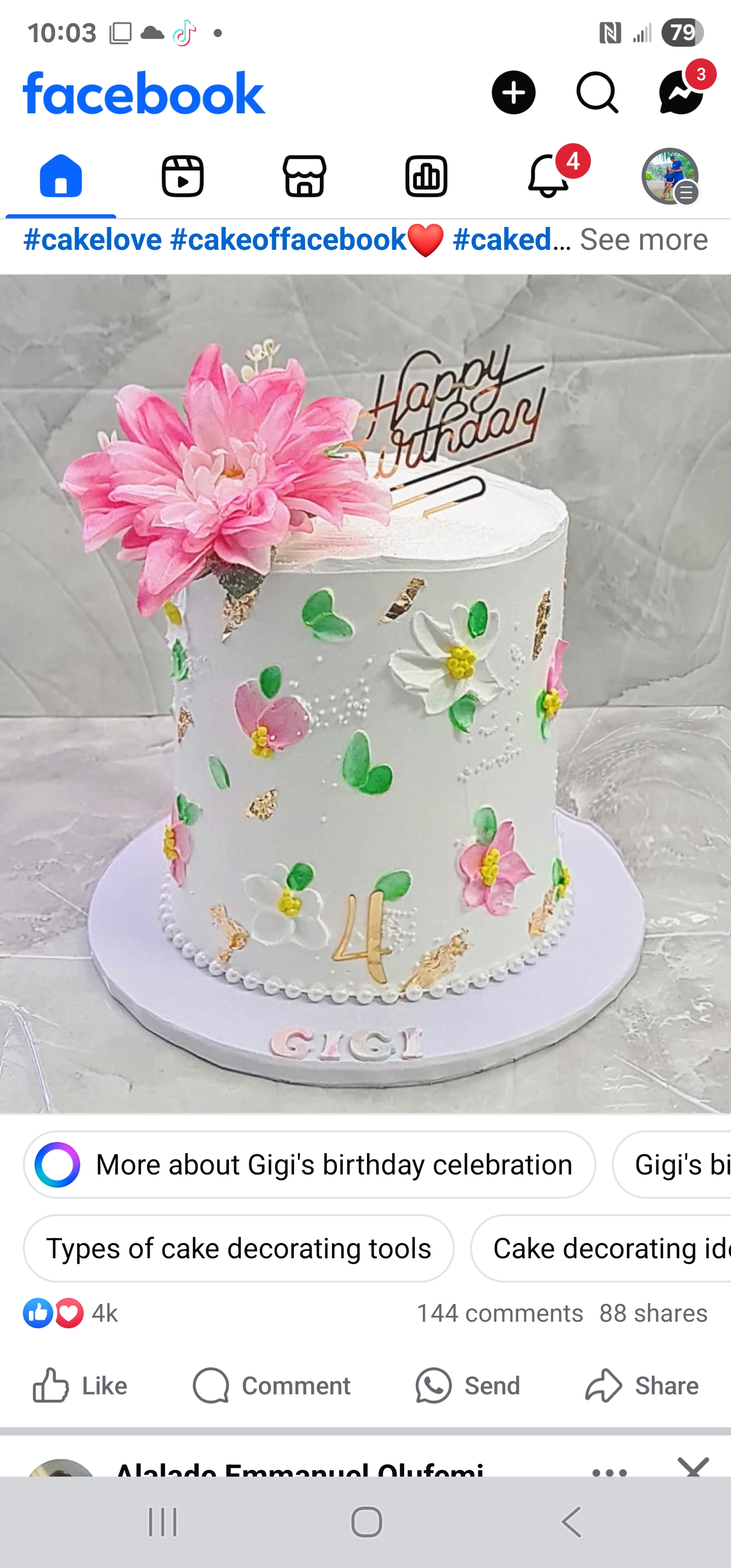 Whipped creamy